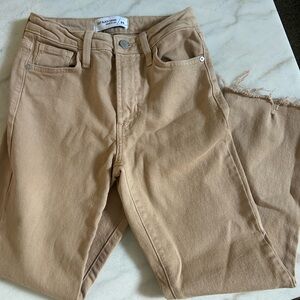 Just Black Denim Tan Jeans